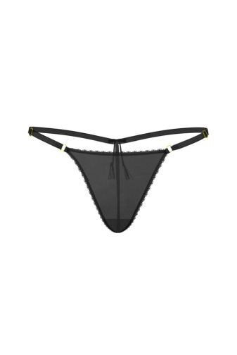 Трусики V-THONG BLACK RIBBON Victoria`s Secret