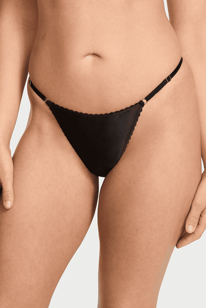 Трусики V-THONG BLACK RIBBON Victoria`s Secret