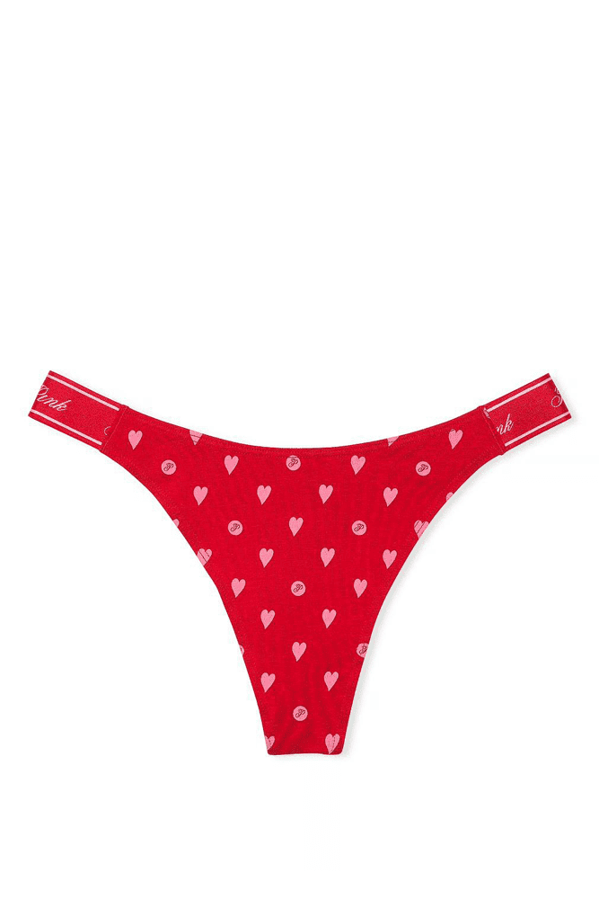 Трусики З РЕЗИНКОЮ СТРІНГИ RED HEARTS PINK Victoria`s