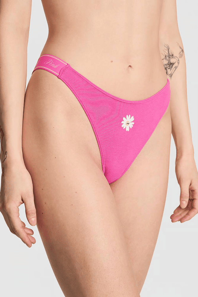 Трусики З РЕЗИНКОЮ СТРІНГИ PINK FLORAL PINK Victoria`s