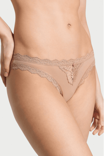 Трусики МЕРЕЖИВНІ ЛЮКС БРАЗИЛІАНИ NUDE ANGELS Victoria`s Secret