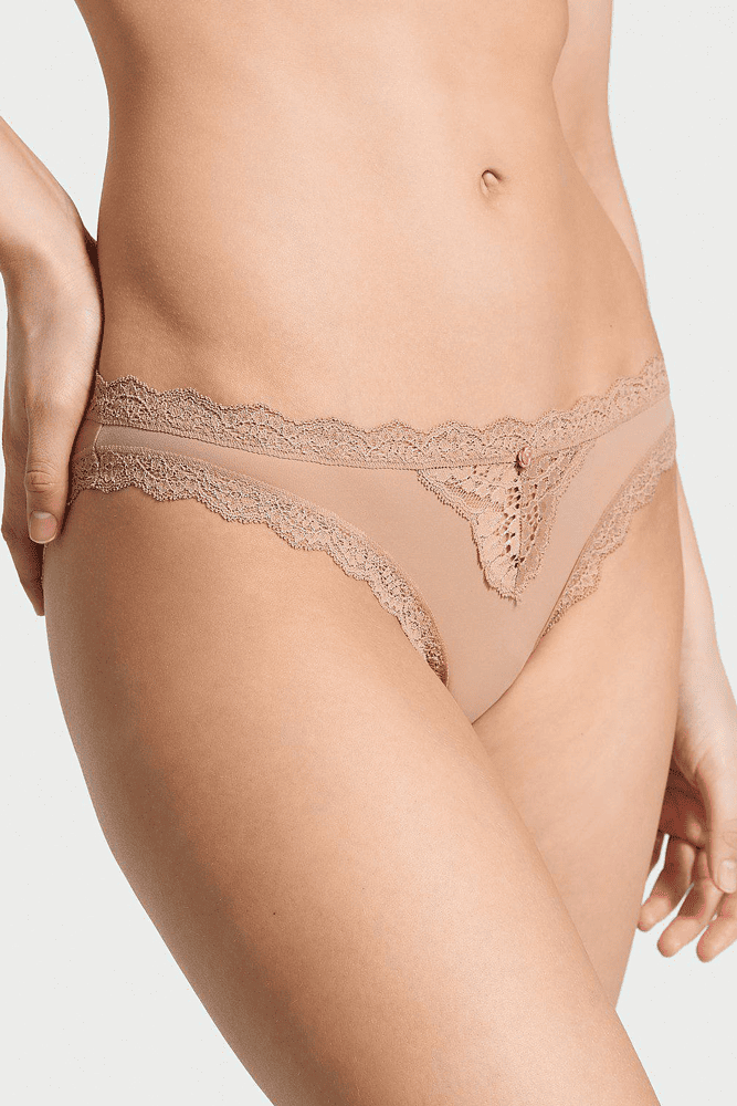 Трусики МЕРЕЖИВНІ ЛЮКС БРАЗИЛІАНИ NUDE ANGELS Victoria`s Secret