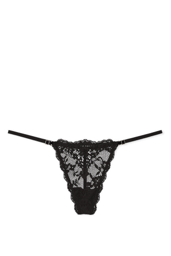 Трусики V-THONG BLACK ANGELS LACE Victoria`s