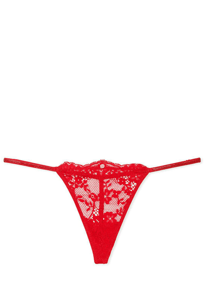Трусики ЗІ СТРАЗАМИ V-THONG RED DREAM ANGELS Victoria`s Secret