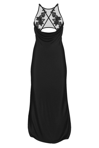 Пеньюар BLACK EMBR ROSE LONG Victoria`s Secret