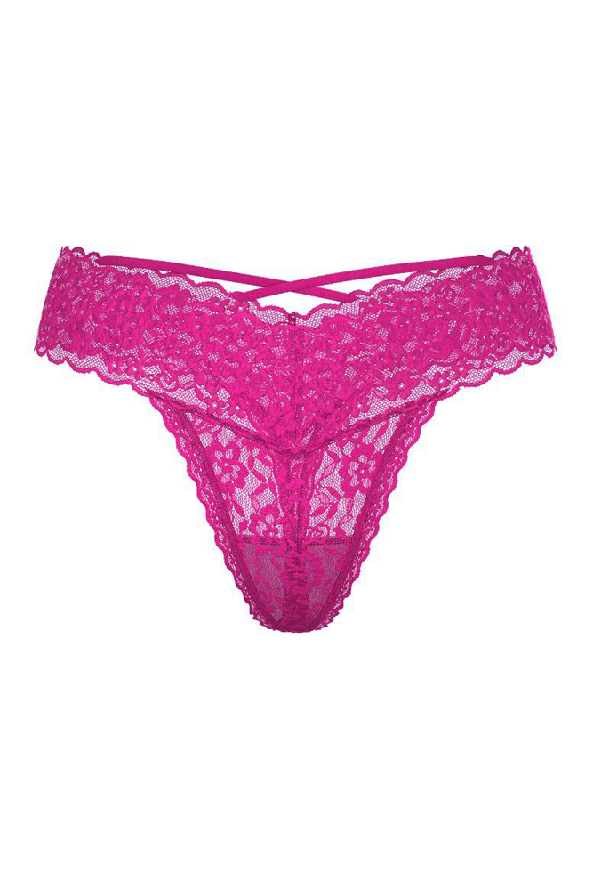 Трусики МЕРЕЖИВНІ СТРІНГИ FUCHSIA STRIP Victoria`s Secret