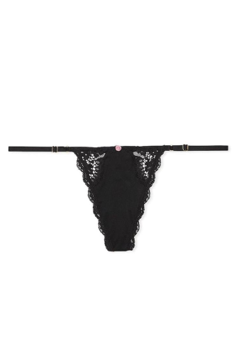 Трусики V-THONG BLACK DREAM ANGELS Victoria`s Secret