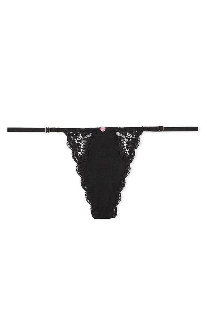 Трусики V-THONG BLACK DREAM ANGELS Victoria`s Secret