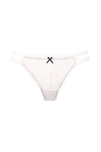 Трусики PINK СТРІНГИ WHITE EMBR LACE