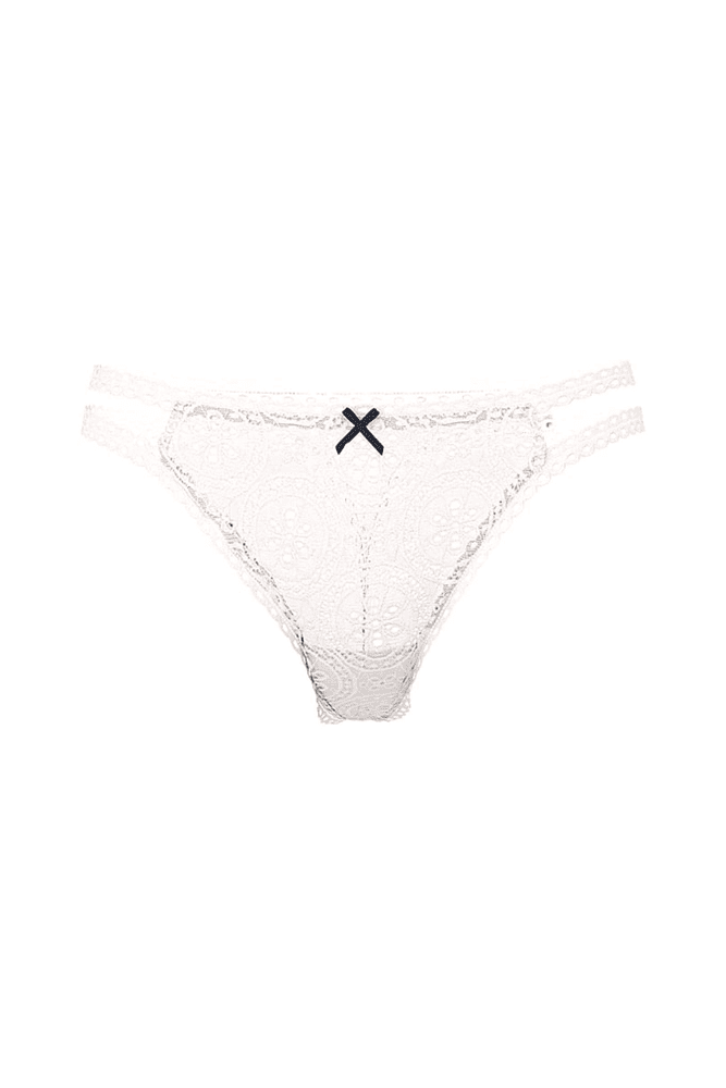 Трусики PINK СТРІНГИ WHITE EMBR LACE