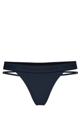 Трусики З РЕЗИНКОЮ СТРІНГИ NAVY LOGO CHARM Victoria`s