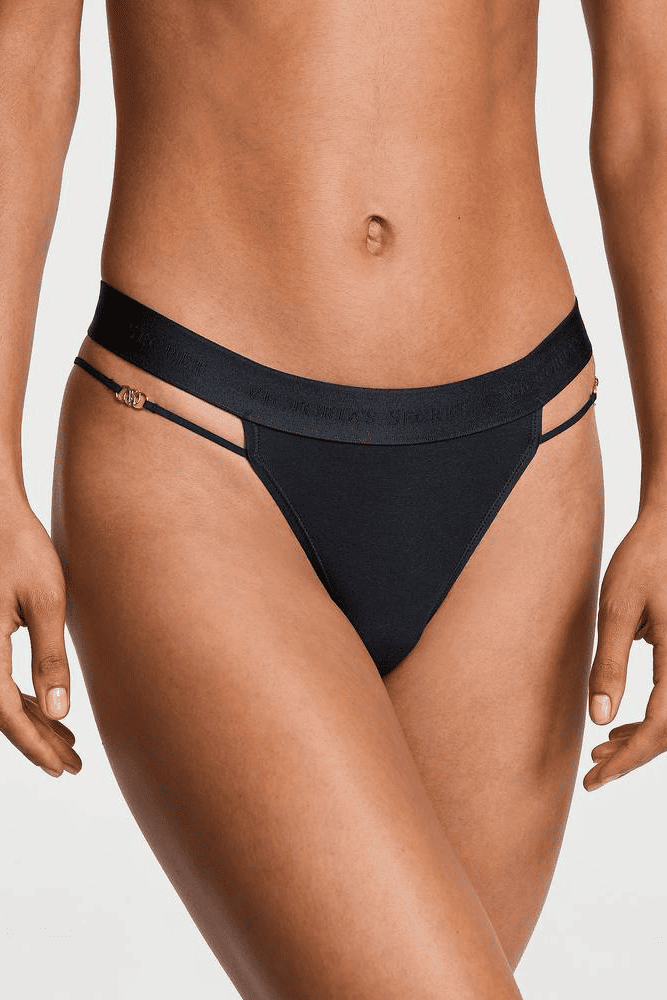 Трусики З РЕЗИНКОЮ СТРІНГИ NAVY LOGO CHARM Victoria`s