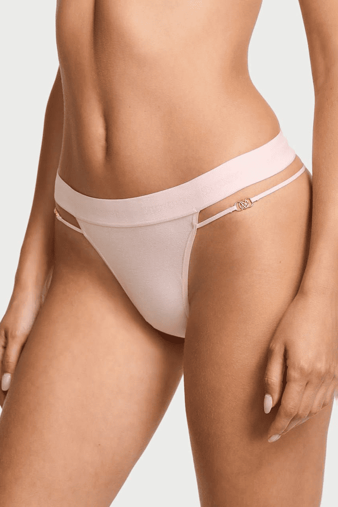 Трусики З РЕЗИНКОЮ СТРІНГИ PINK LOGO CHARM Victoria`s