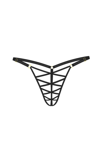 Трусики V-THONG BLACK STRAPY