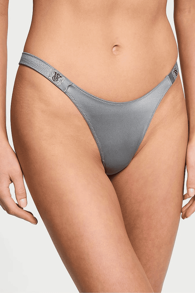 Трусики ЗІ СТРАЗАМИ СТРІНГИ GREY VS OMBRE Victoria`s Secret