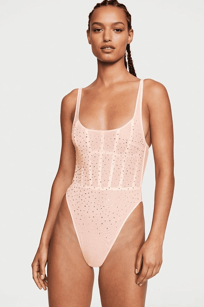 БОДІ ЗІ СТРАЗАМИ PUREST PINK Victoria`s