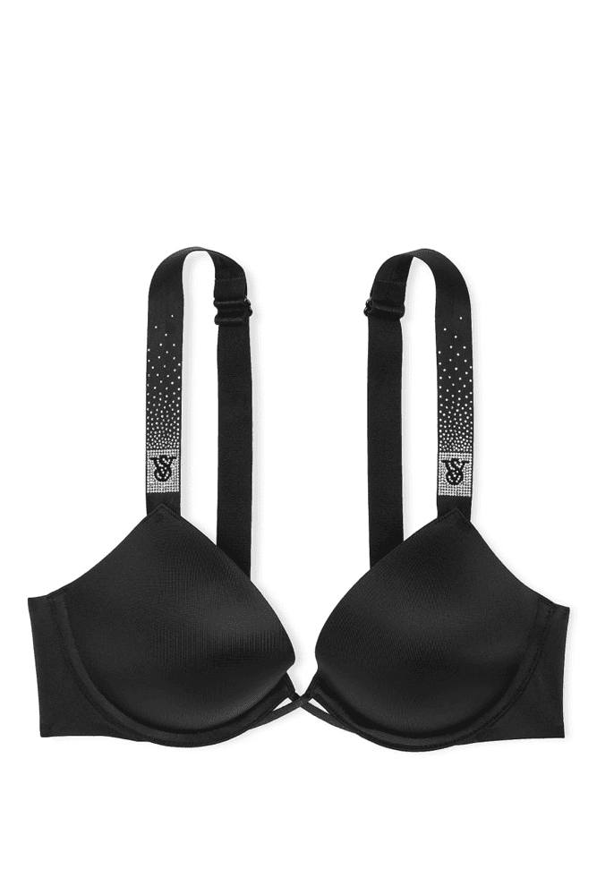БЮСТГАЛЬТЕР ЗІ СТРАЗАМИ ПУШ-АП BLACK VS OMBRE Victoria`s Secret