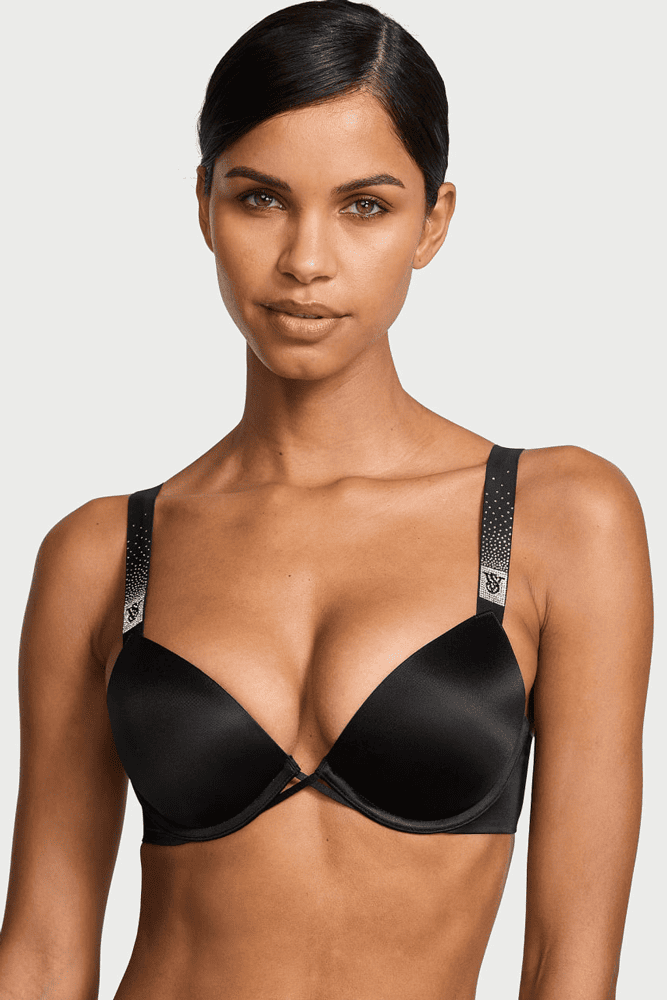 БЮСТГАЛЬТЕР ЗІ СТРАЗАМИ ПУШ-АП BLACK VS OMBRE Victoria`s Secret