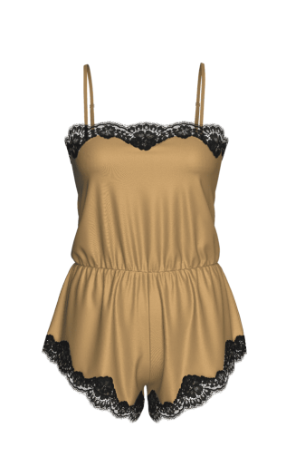 Пеньюар CARAMEL SATIN ROMPER Victoria`s Secret