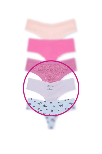 Трусики БЕЗШОВНІ СТРІНГИ VIOLET VS FLOWER Victoria`s Secret