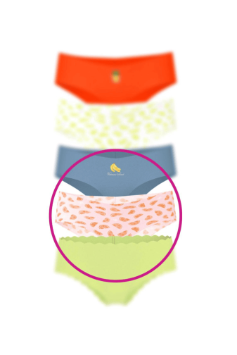 Трусики БЕЗШОВНІ БРАЗИЛІАНИ PEACH ORANGE Victoria`s Secret