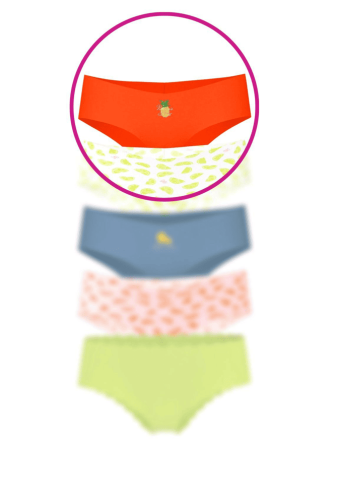 Трусики БЕЗШОВНІ БРАЗИЛІАНИ ORANGE PINEAPPLE Victoria`s Secret