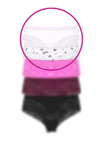 Трусики МЕРЕЖИВНІ БРАЗИЛІАНИ LILAC LACE PINK Victoria`s Secret