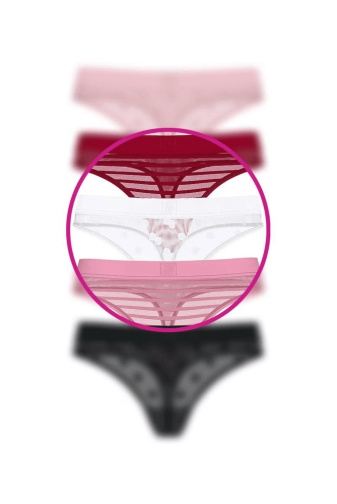 Трусики З РЕЗИНКОЮ СТРІНГИ WHITE DOT MESH Victoria`s Secret