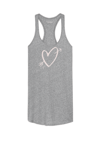 НІЧНА СОРОЧКА GREY HEART Victoria`s Secret