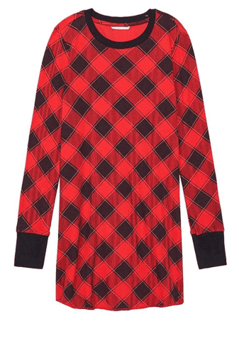 НІЧНА СОРОЧКА ТЕРМО RED PLAID Victoria`s Secret