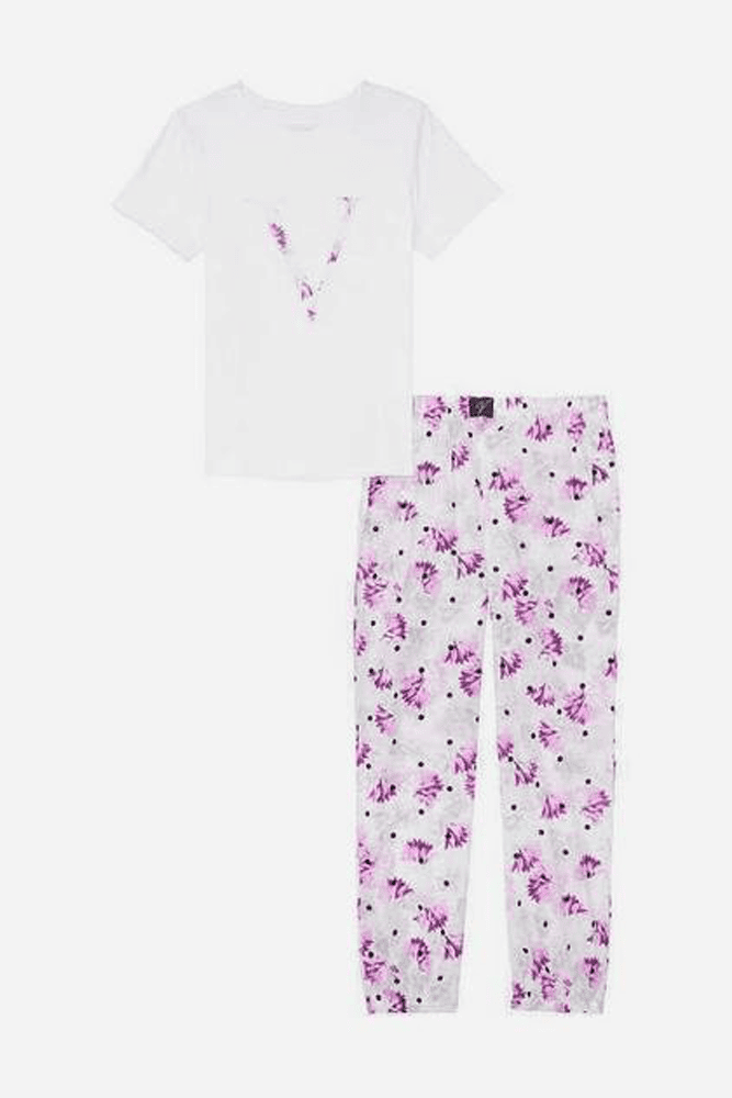 ПІЖАМА БАВОВНА WHITE FLORAL Victoria`s