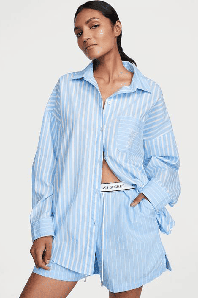 ПІЖАМА БАВОВНА КОРОТКА BLUE