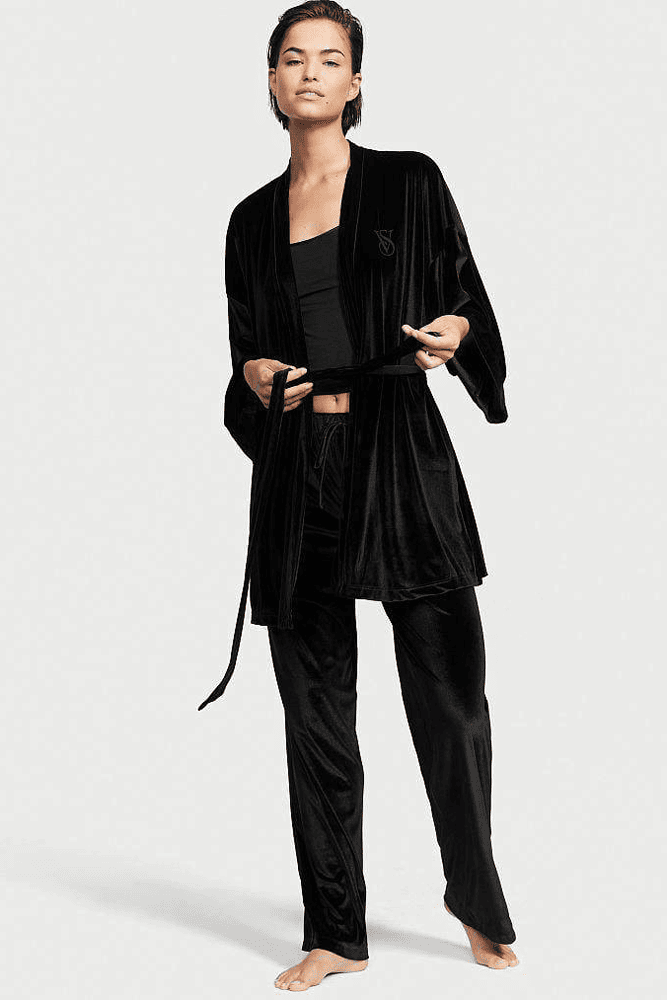 ПІЖАМА ВЕЛЮР ПІЖАМА BLACK Victoria`s Secret