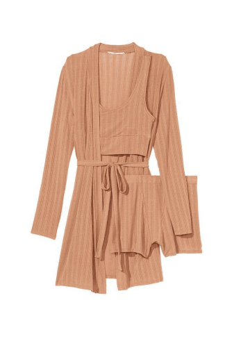 ПІЖАМА МОДАЛ ДОВГА NUDE RIBBED Victoria`s