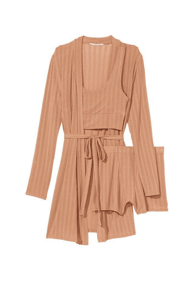 ПІЖАМА МОДАЛ ДОВГА NUDE RIBBED Victoria`s