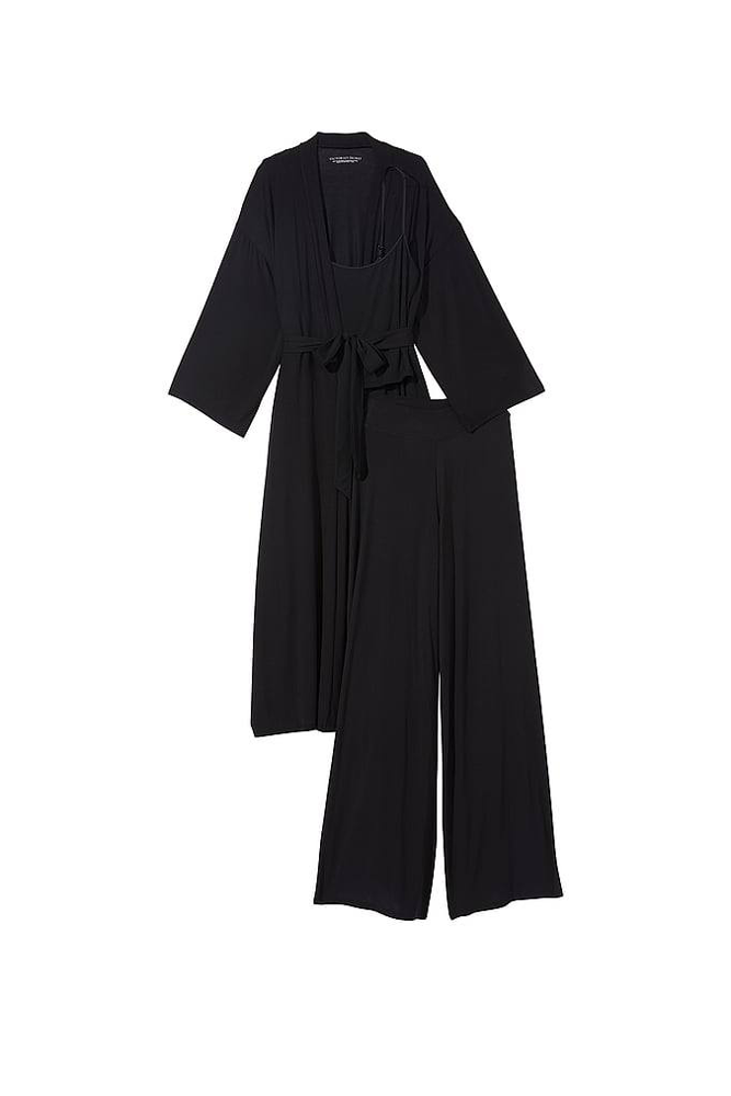 ПІЖАМА МОДАЛ НАБІР ДОВГИЙ BLACK Victoria`s Secret