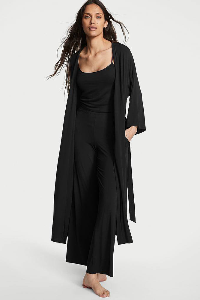 ПІЖАМА МОДАЛ НАБІР ДОВГИЙ BLACK Victoria`s Secret