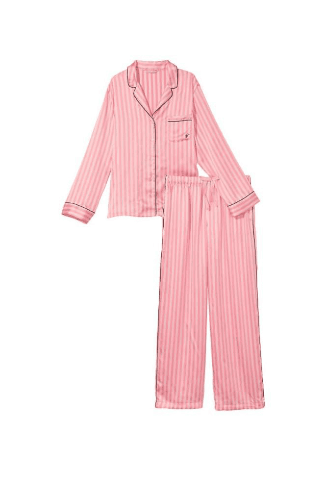 ПІЖАМА САТИН ДОВГА CLASSIC STRIPE Victoria`s Secret