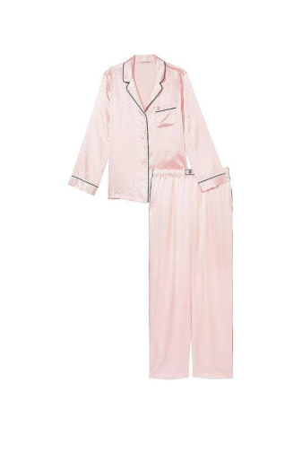 ПІЖАМА САТИН ДОВГА PINK EMBL Victoria`s Secret