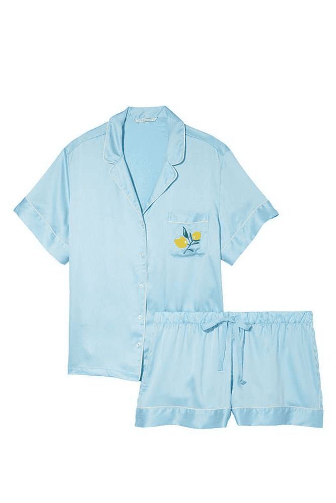 ПІЖАМА САТИН КОРОТКА BLUE LEMON Victoria`s Secret
