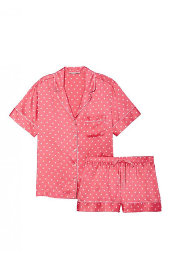 ПІЖАМА САТИН КОРОТКА CORAL DOT Victoria`s Secret