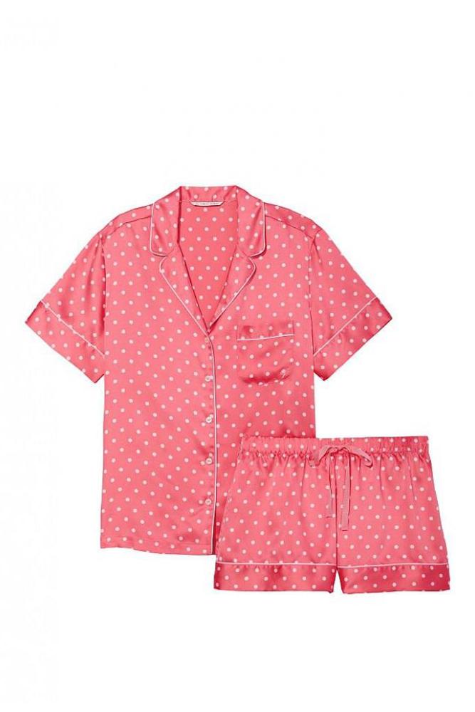ПІЖАМА САТИН КОРОТКА CORAL DOT Victoria`s Secret