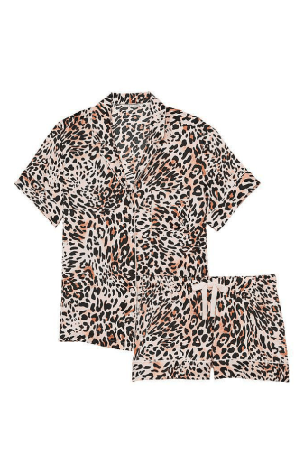 ПІЖАМА САТИН КОРОТКА