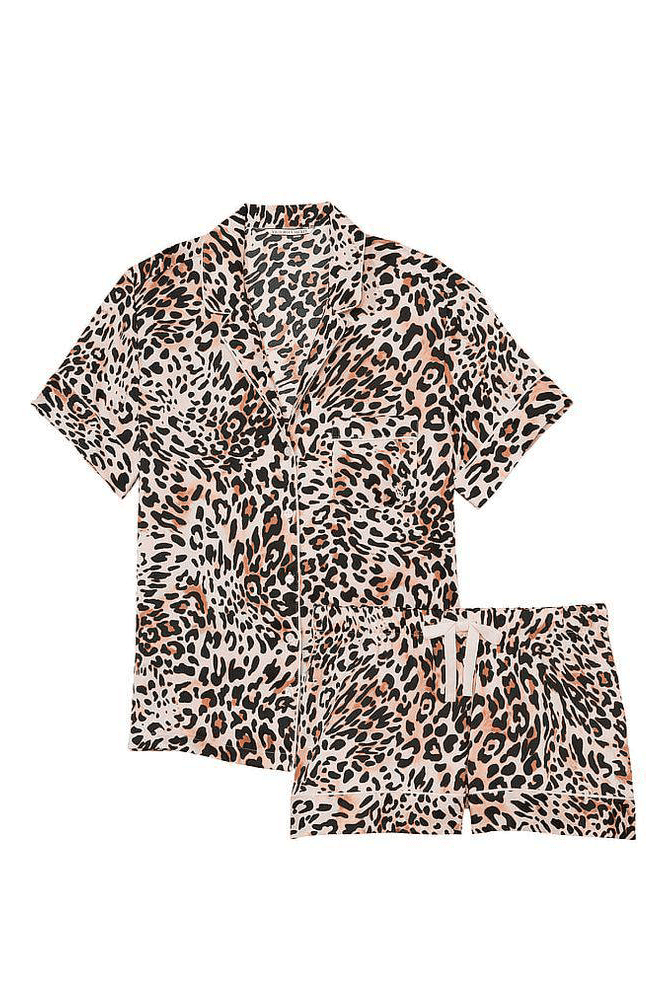 ПІЖАМА САТИН КОРОТКА