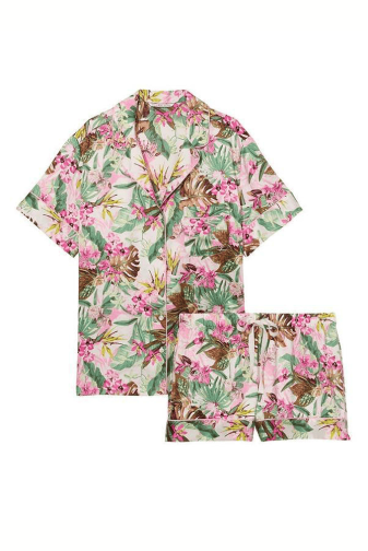 ПІЖАМА САТИН КОРОТКА MULTI FLOWERS Victoria`s Secret