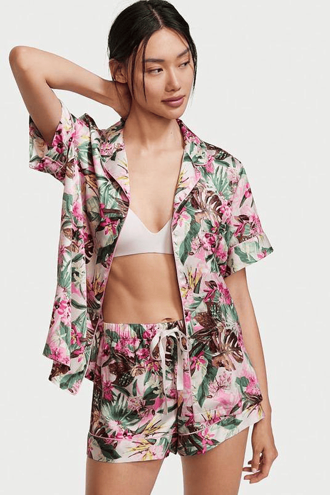 ПІЖАМА САТИН КОРОТКА MULTI FLOWERS Victoria`s Secret
