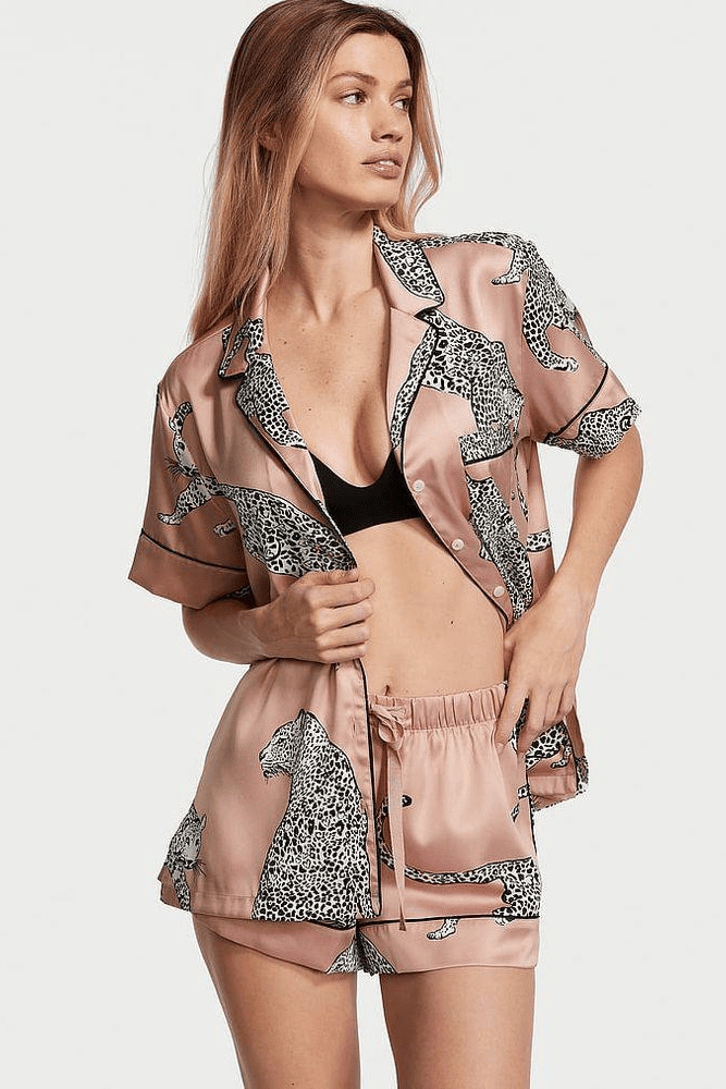ПІЖАМА САТИН КОРОТКА NUDE TIGER Victoria`s Secret