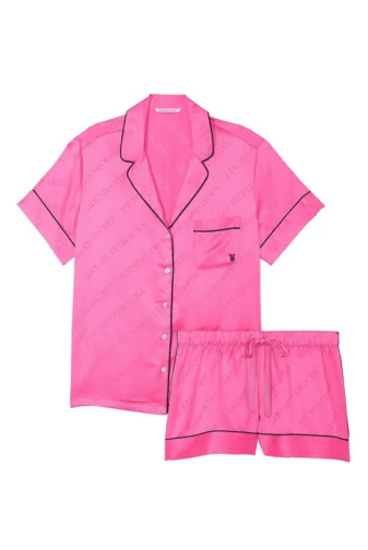 ПІЖАМА САТИН КОРОТКА PINK