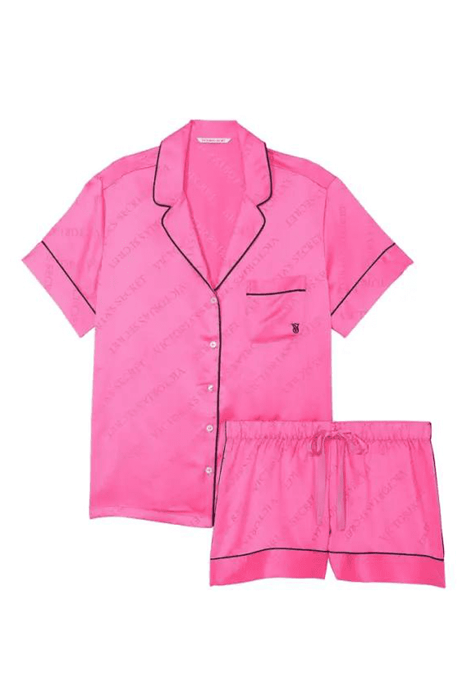 ПІЖАМА САТИН КОРОТКА PINK