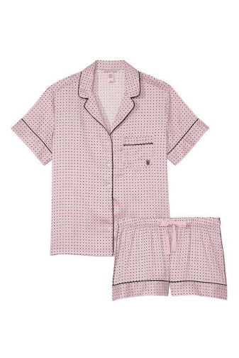 ПІЖАМА САТИН КОРОТКА PINK PRINT Victoria`s Secret
